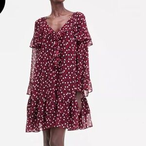 I.N.C. International Concepts
Women's Ruffle-Trim Bell-Sleeve Dress